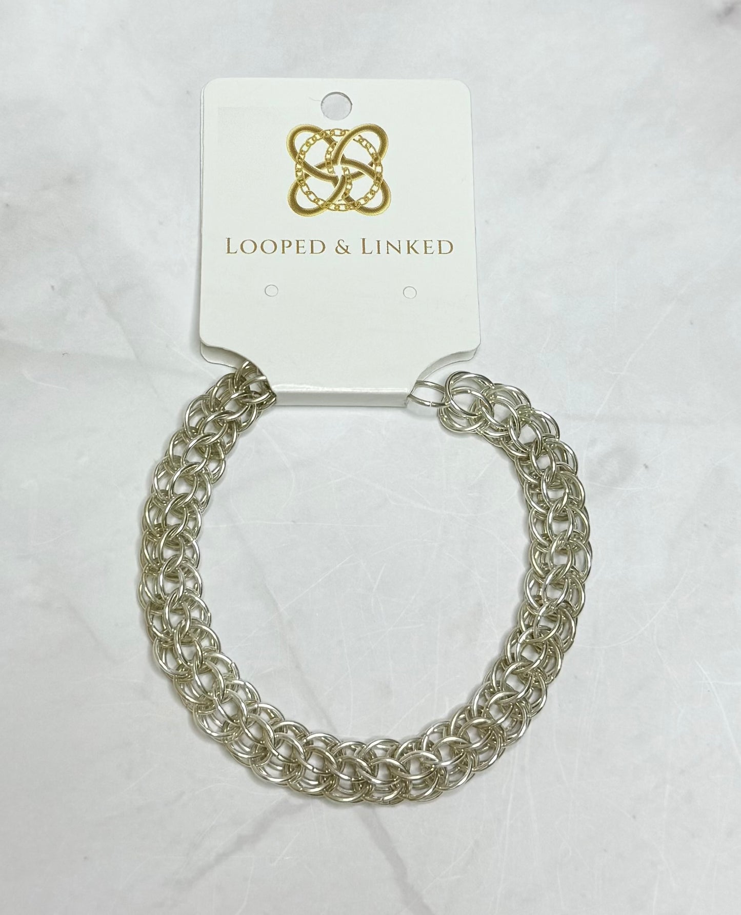Persian Weave Stainless Steel Bracelet