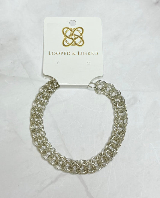 Persian Weave Stainless Steel Bracelet